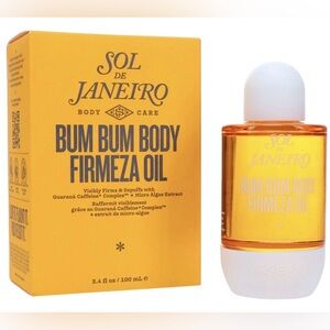 New In Box Sol de Janeiro Bum Bum Body Firmeza Oil - 100ml